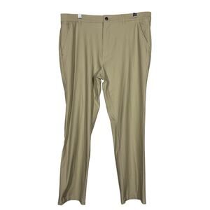Adidas Golf Pants Casual Sport Office Athletic Khaki Stretch - 36x32